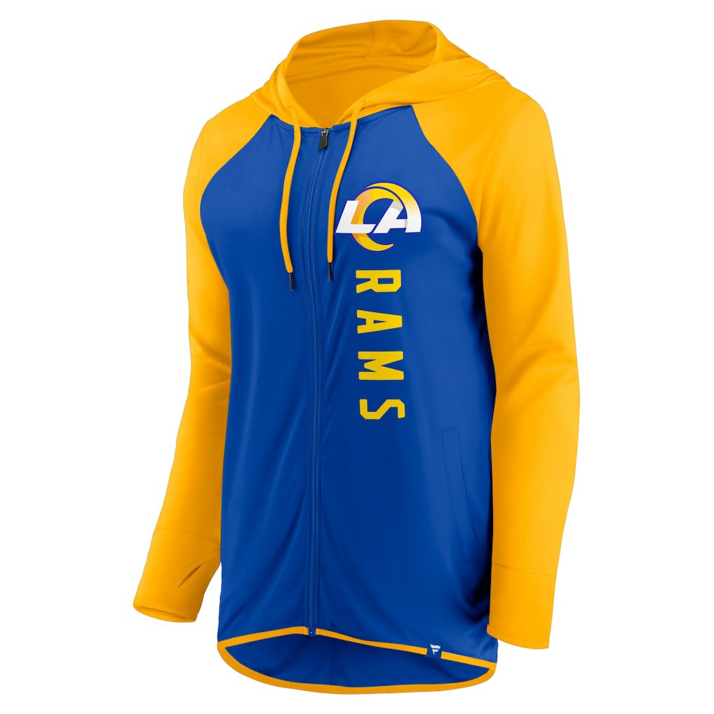 Los Angeles Rams Women's Forever Fan Full-Zip Hoodie - Royal/Gold outlet