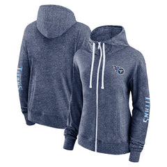 Tennessee Titans Women's Opening Coin Flip Lightweight Full-Zip Hoodie - Heather Navy sale