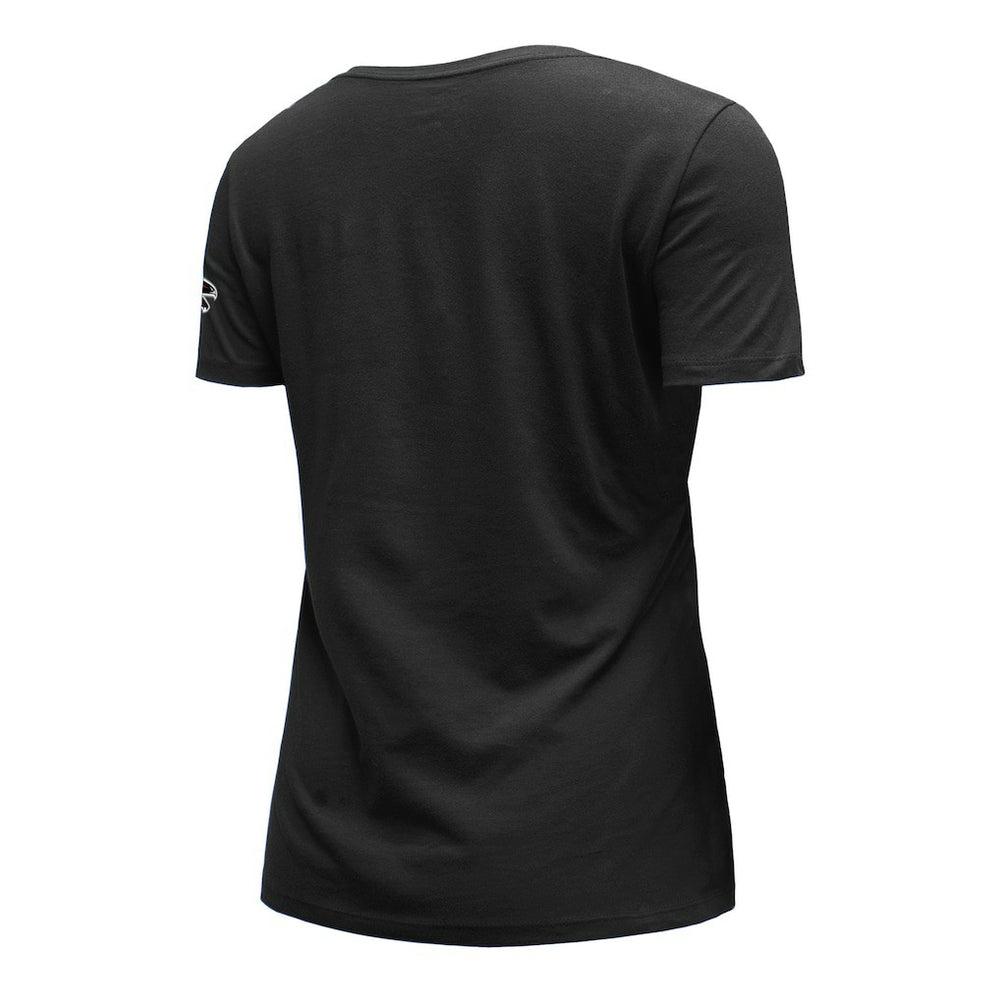 Atlanta Falcons New Era Women's Dirty Birds Kickoff V-Neck T-Shirt - Black outlet