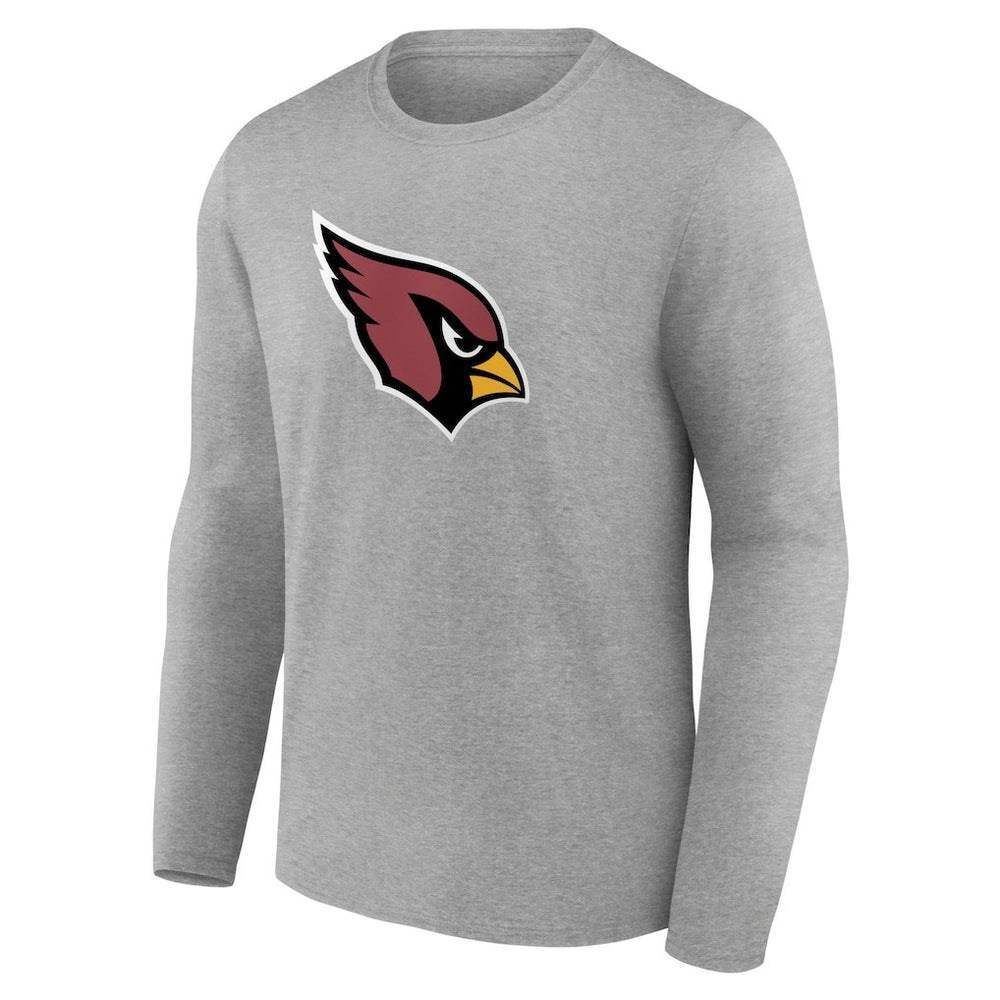 Arizona Cardinals Primary Team Logo Long Sleeve T-Shirt - Heather Gray on sale