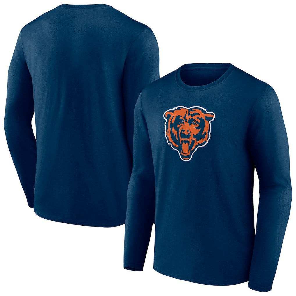 Chicago Bears Primary Team Logo Long Sleeve T-Shirt - Navy cheap