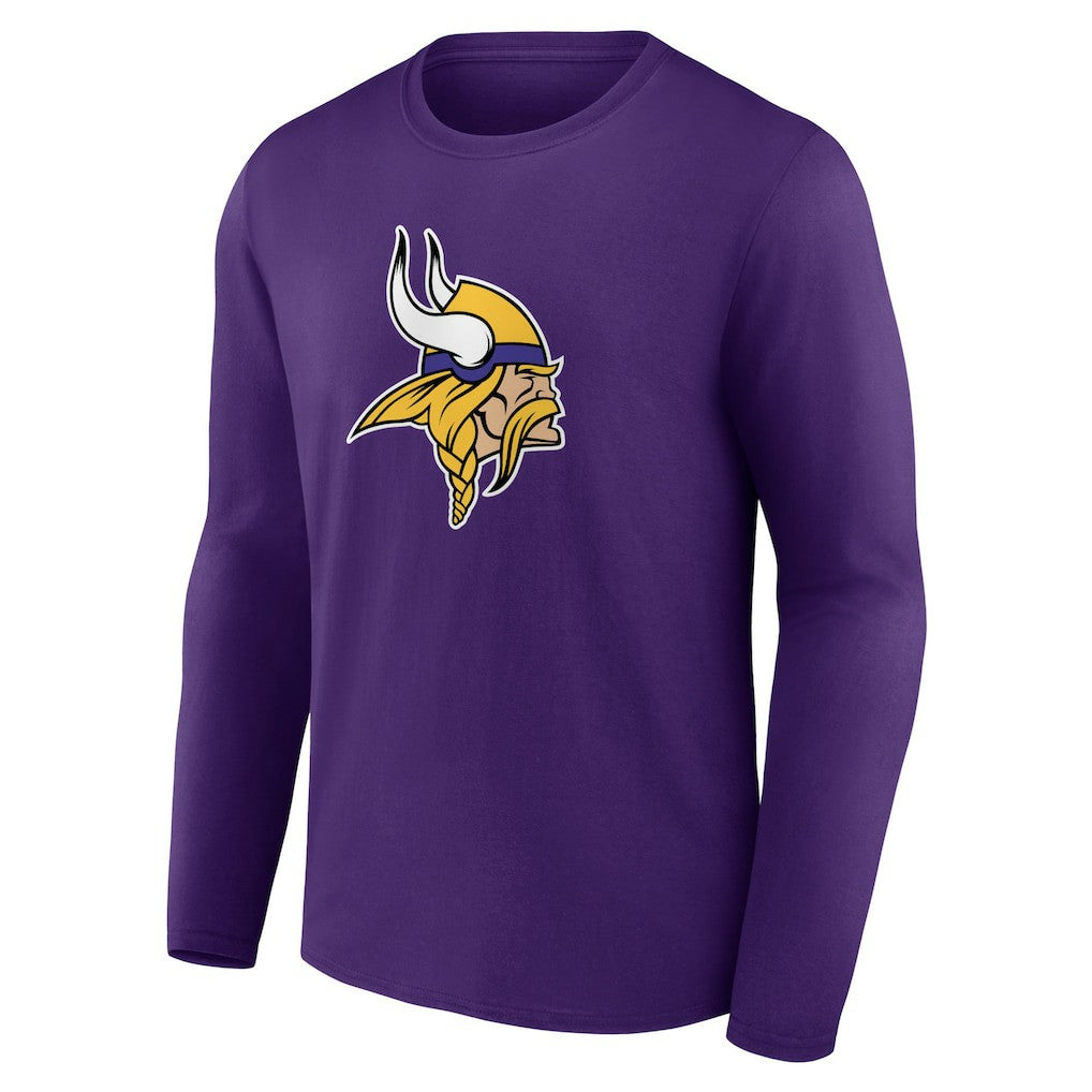 Minnesota Vikings Primary Team Logo Long Sleeve T-Shirt - Purple cheap