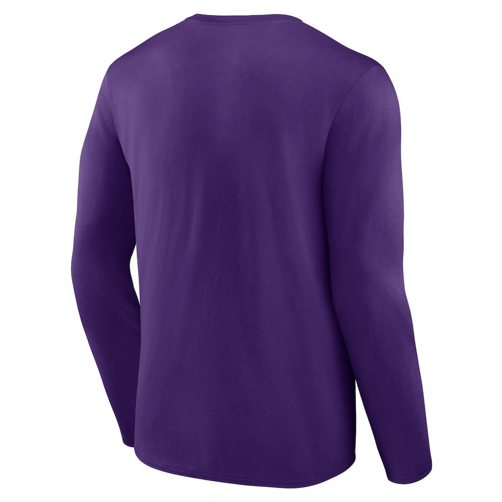 Minnesota Vikings Primary Team Logo Long Sleeve T-Shirt - Purple cheap