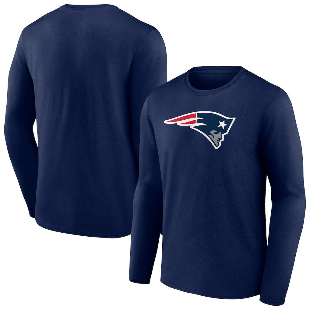 New England Patriots Primary Team Logo Long Sleeve T-Shirt - Navy sale
