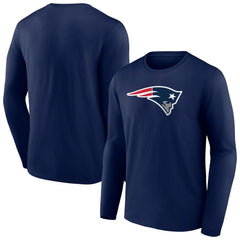 New England Patriots Primary Team Logo Long Sleeve T-Shirt - Navy sale
