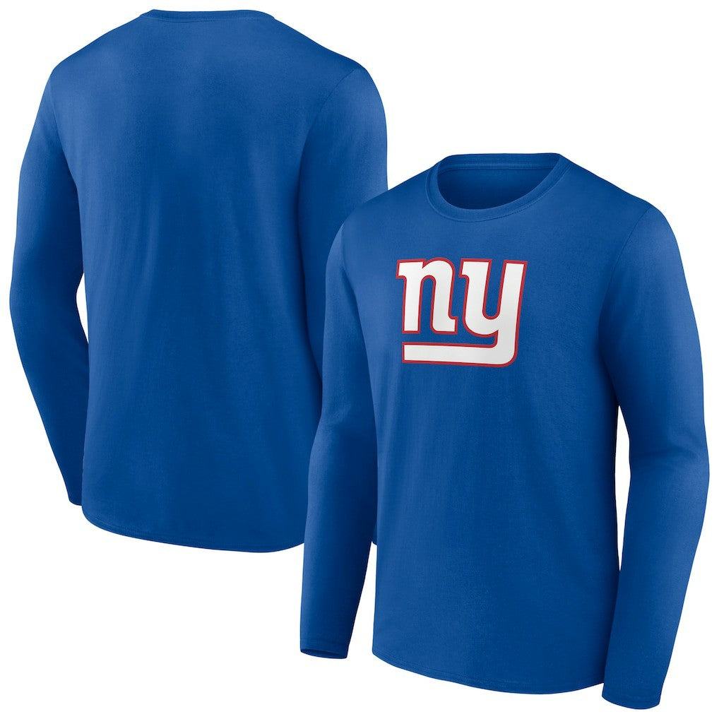 New York Giants Primary Team Logo Long Sleeve T-Shirt - Royal discount