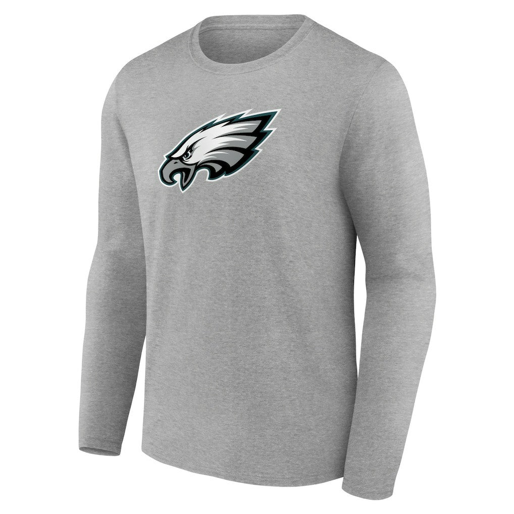 Philadelphia Eagles Primary Team Logo Long Sleeve T-Shirt - Heather Gray sale