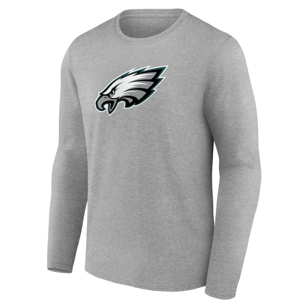 Philadelphia Eagles Primary Team Logo Long Sleeve T-Shirt - Heather Gray sale