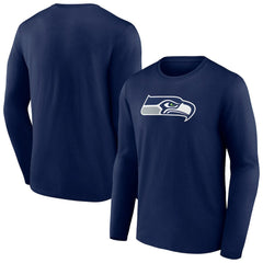 Seattle Seahawks Primary Team Logo Long Sleeve T-Shirt - College Navy online