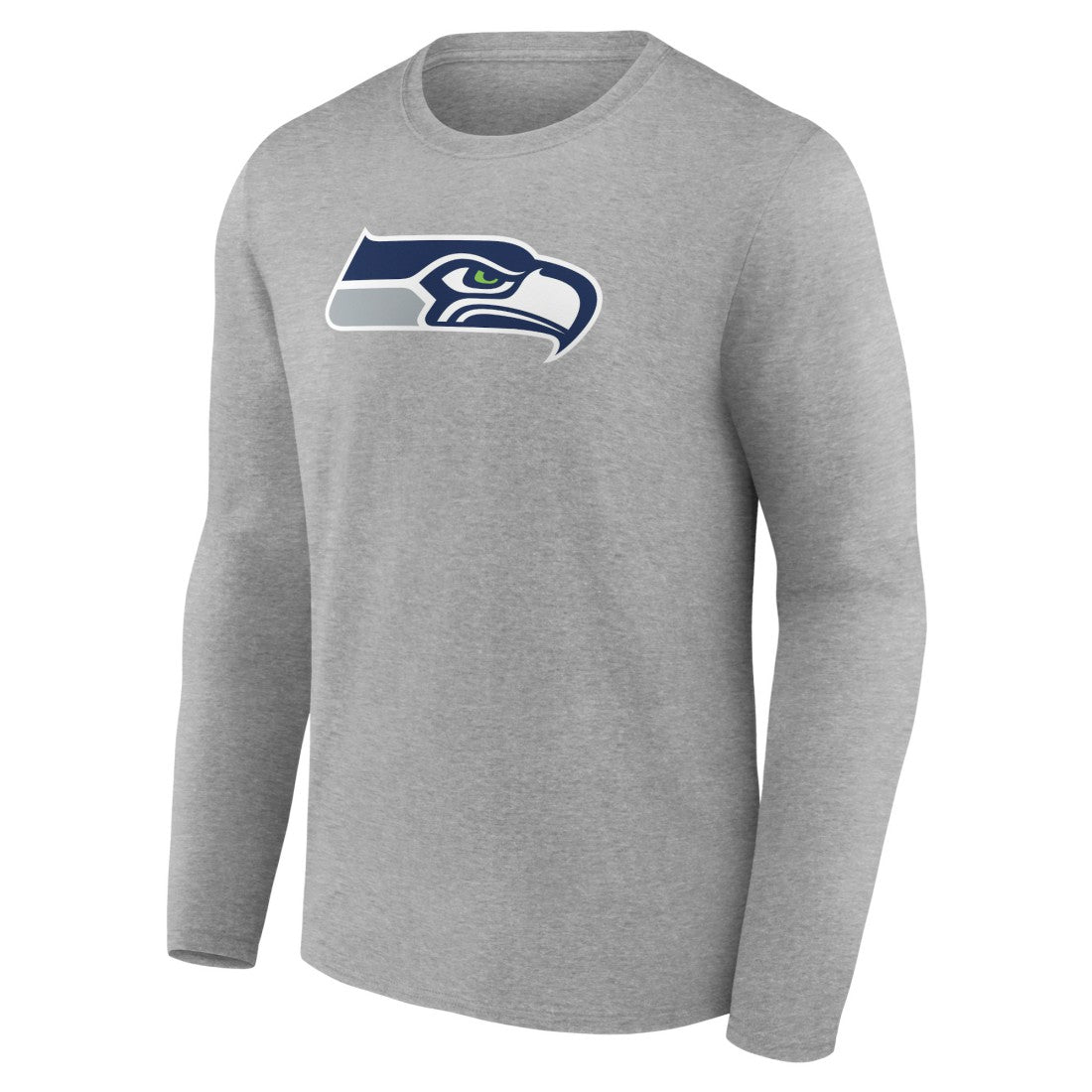 Seattle Seahawks Primary Team Logo Long Sleeve T-Shirt - Heather Gray online