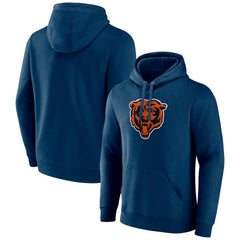 Chicago Bears Primary Team Logo Fitted Pullover Hoodie - Navy outlet