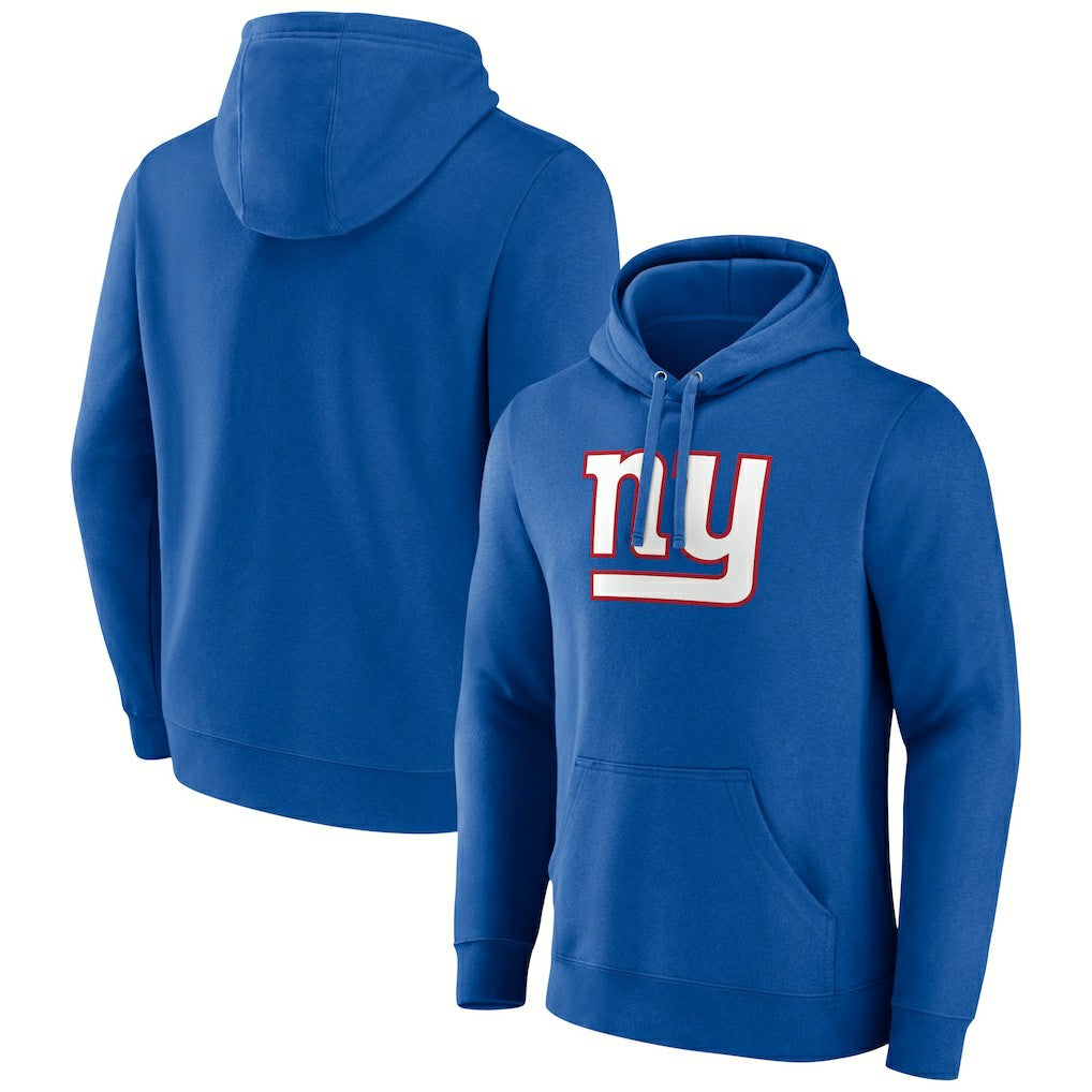New York Giants Primary Team Logo Fitted Pullover Hoodie - Royal discount