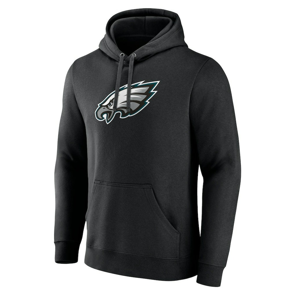 Philadelphia Eagles Primary Team Logo Fitted Pullover Hoodie - Black on sale