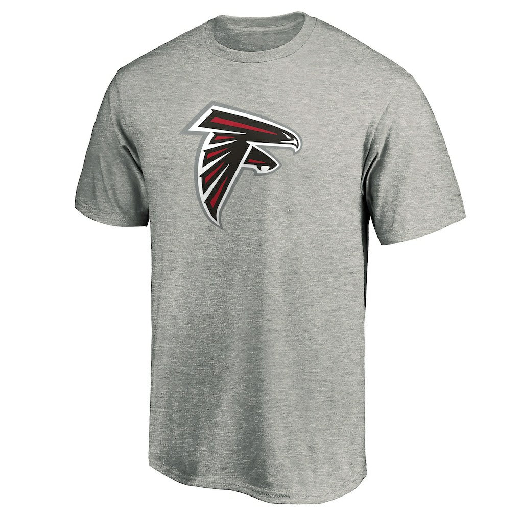 Atlanta Falcons Primary Logo T-Shirt - Heather Gray for sale