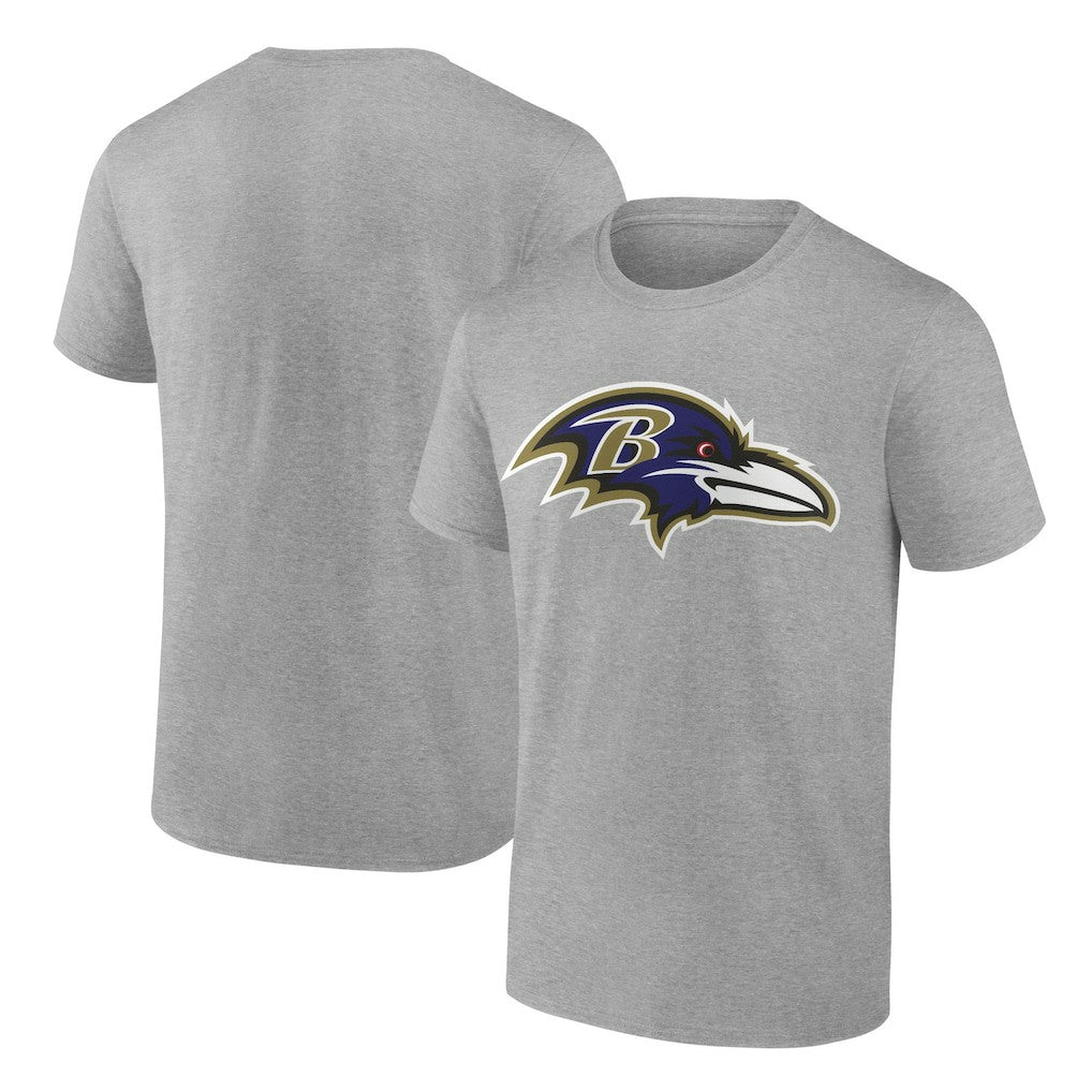 Baltimore Ravens Primary Logo T-Shirt - Heather Gray outlet