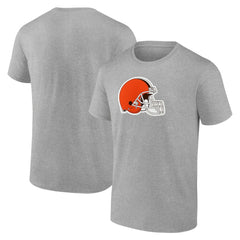 Cleveland Browns Primary Logo T-Shirt - Heather Gray discount