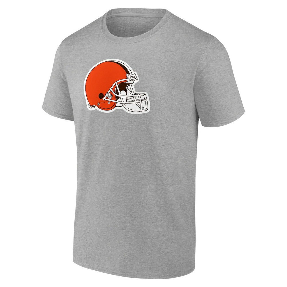 Cleveland Browns Primary Logo T-Shirt - Heather Gray discount