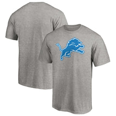 Detroit Lions Primary Logo T-Shirt - Heather Gray discount