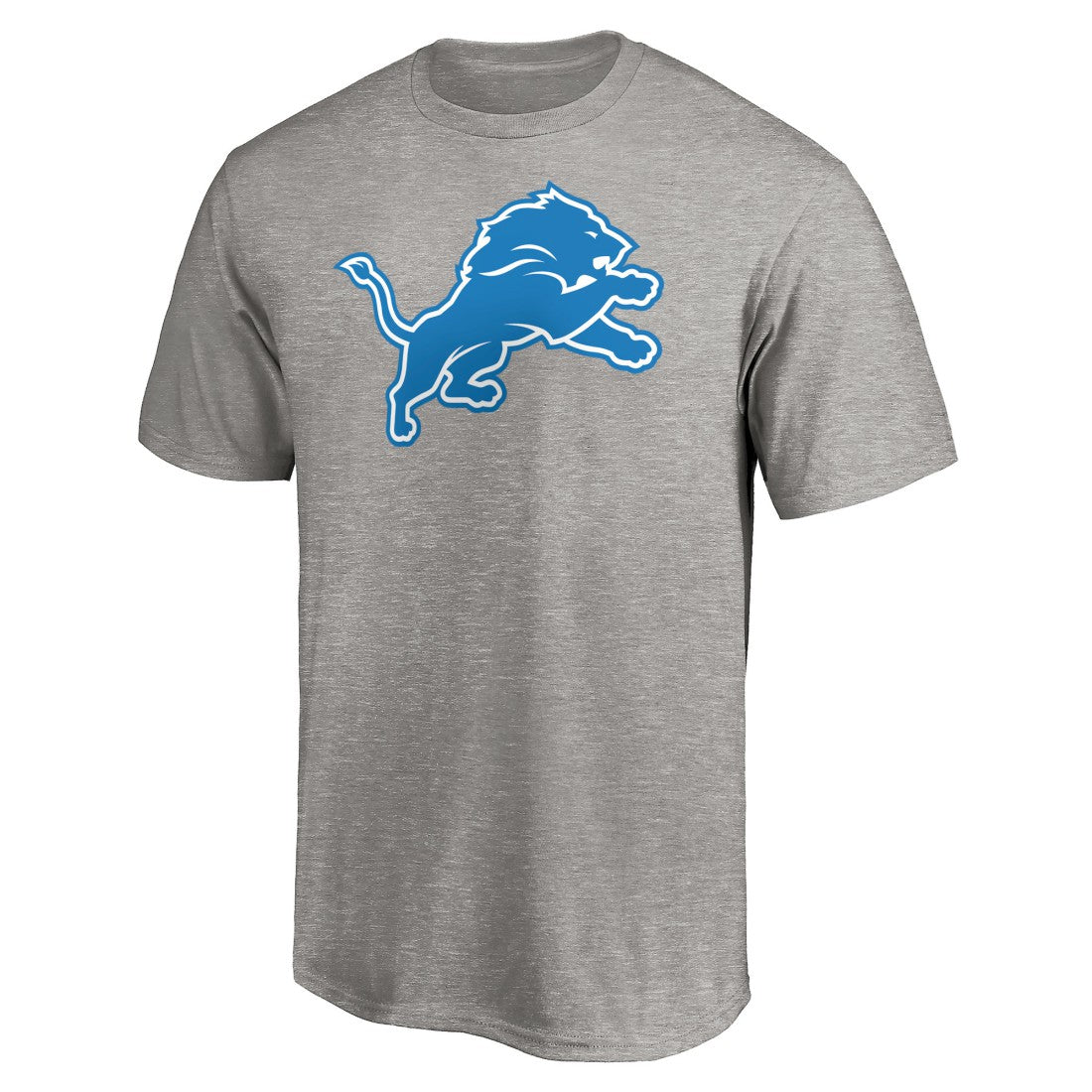 Detroit Lions Primary Logo T-Shirt - Heather Gray discount