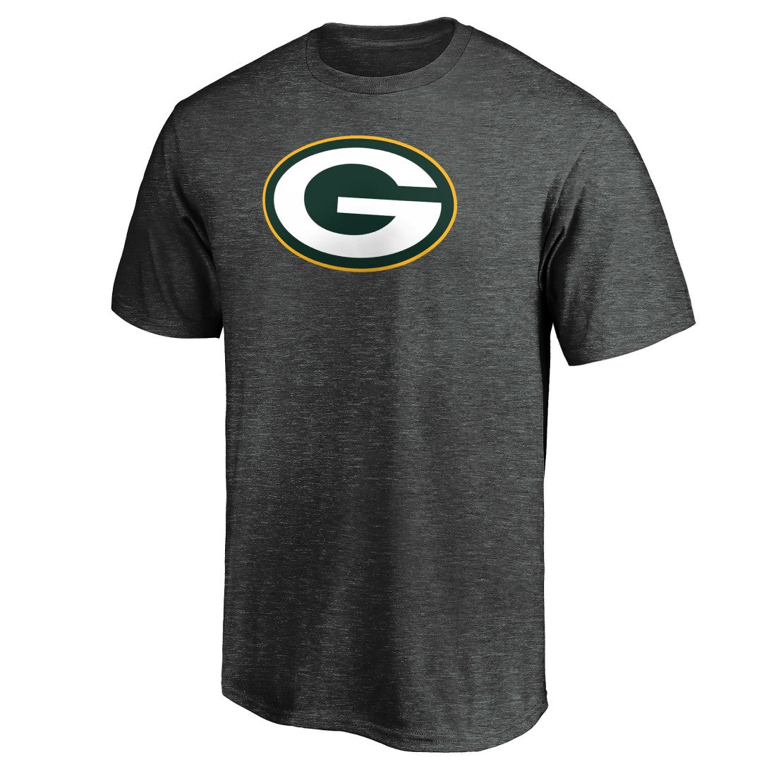 Green Bay Packers Primary Logo T-Shirt - Heather Charcoal outlet