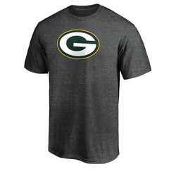 Green Bay Packers Primary Logo T-Shirt - Heather Charcoal outlet