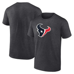 Houston Texans Primary Logo T-Shirt - Heather Charcoal on sale