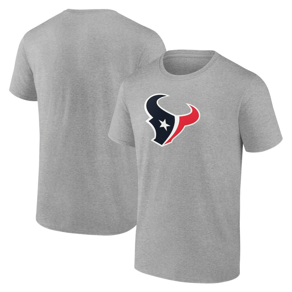 Houston Texans Primary Logo T-Shirt - Heather Gray discount