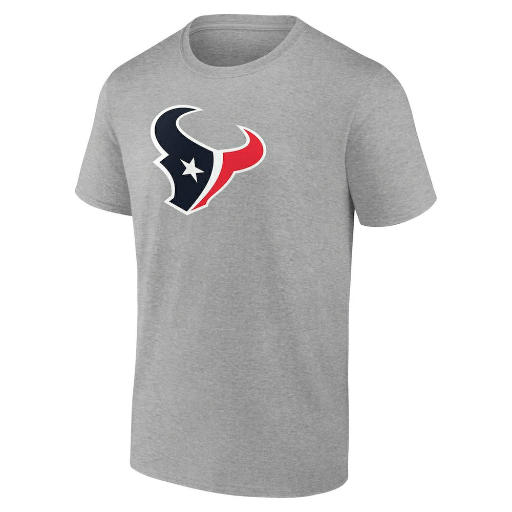 Houston Texans Primary Logo T-Shirt - Heather Gray discount