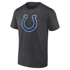 Indianapolis Colts Primary Logo T-Shirt - Heather Charcoal outlet