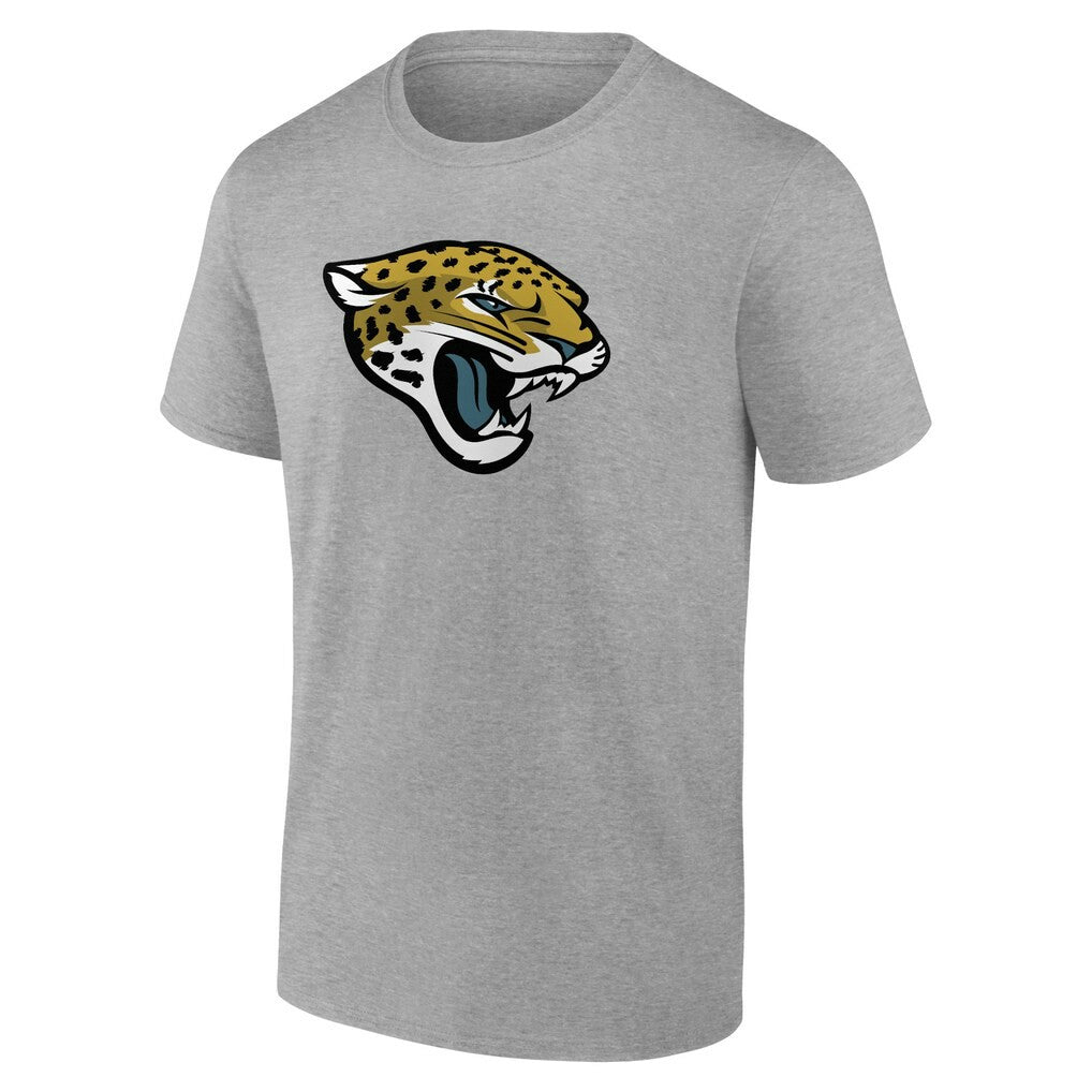 Jacksonville Jaguars Primary Logo T-Shirt - Heather Gray sale