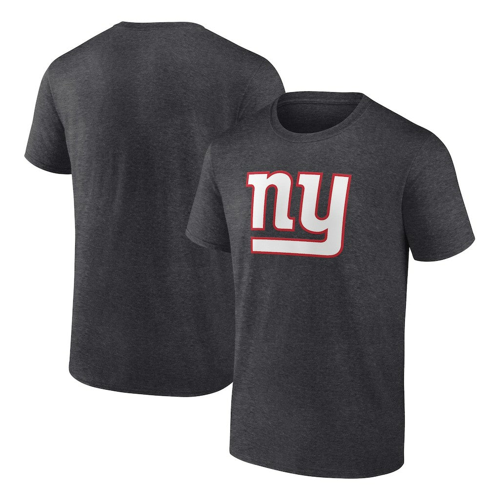 New York Giants Primary Logo T-Shirt - Heather Charcoal on sale