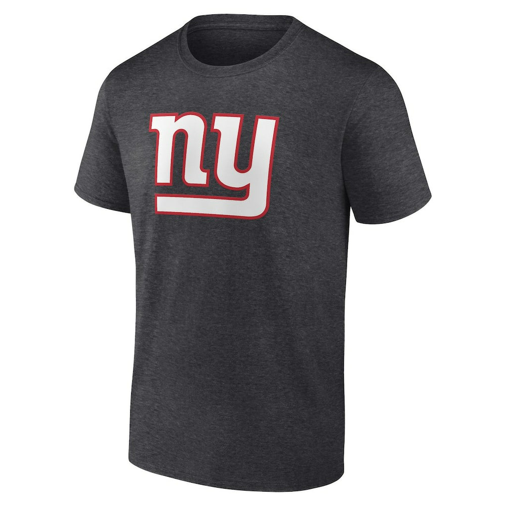 New York Giants Primary Logo T-Shirt - Heather Charcoal on sale