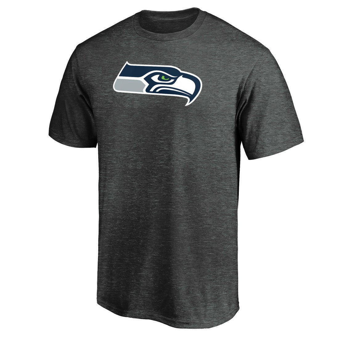 Seattle Seahawks Primary Logo T-Shirt - Heather Charcoal on sale