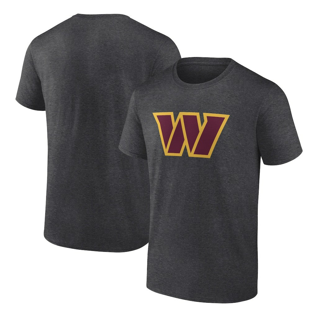 Washington Commanders Primary Logo T-Shirt - Heather Charcoal outlet