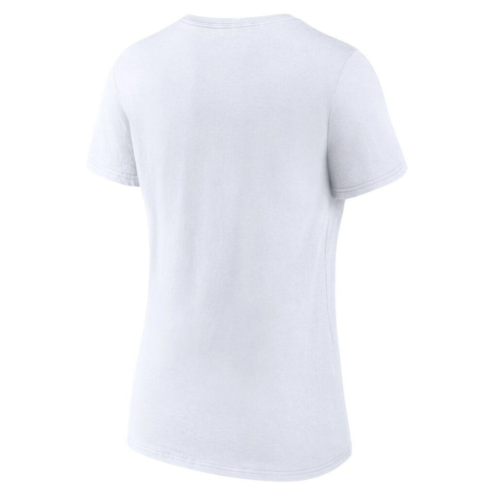 Minnesota Vikings Women's Primary Team Logo V-Neck T-Shirt - White cheap