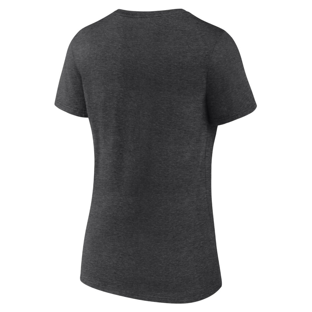 New York Giants Women's Primary Team Logo V-Neck T-Shirt - Charcoal outlet