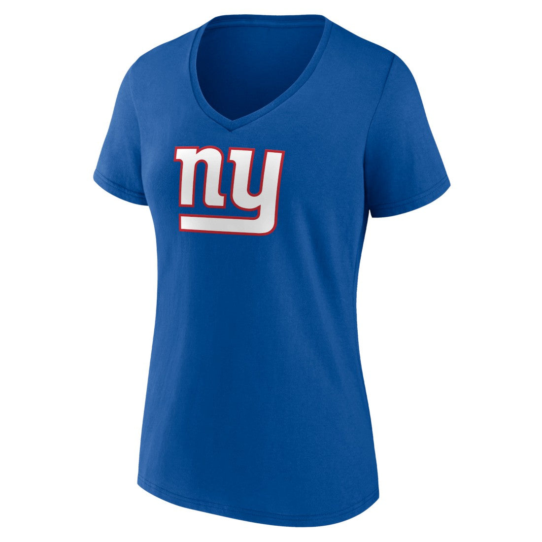 New York Giants Women's Primary Team Logo V-Neck T-Shirt - Royal cheap