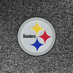Pittsburgh Steelers Antigua Absolute Chenille Pullover Hoodie - Heathered Black online