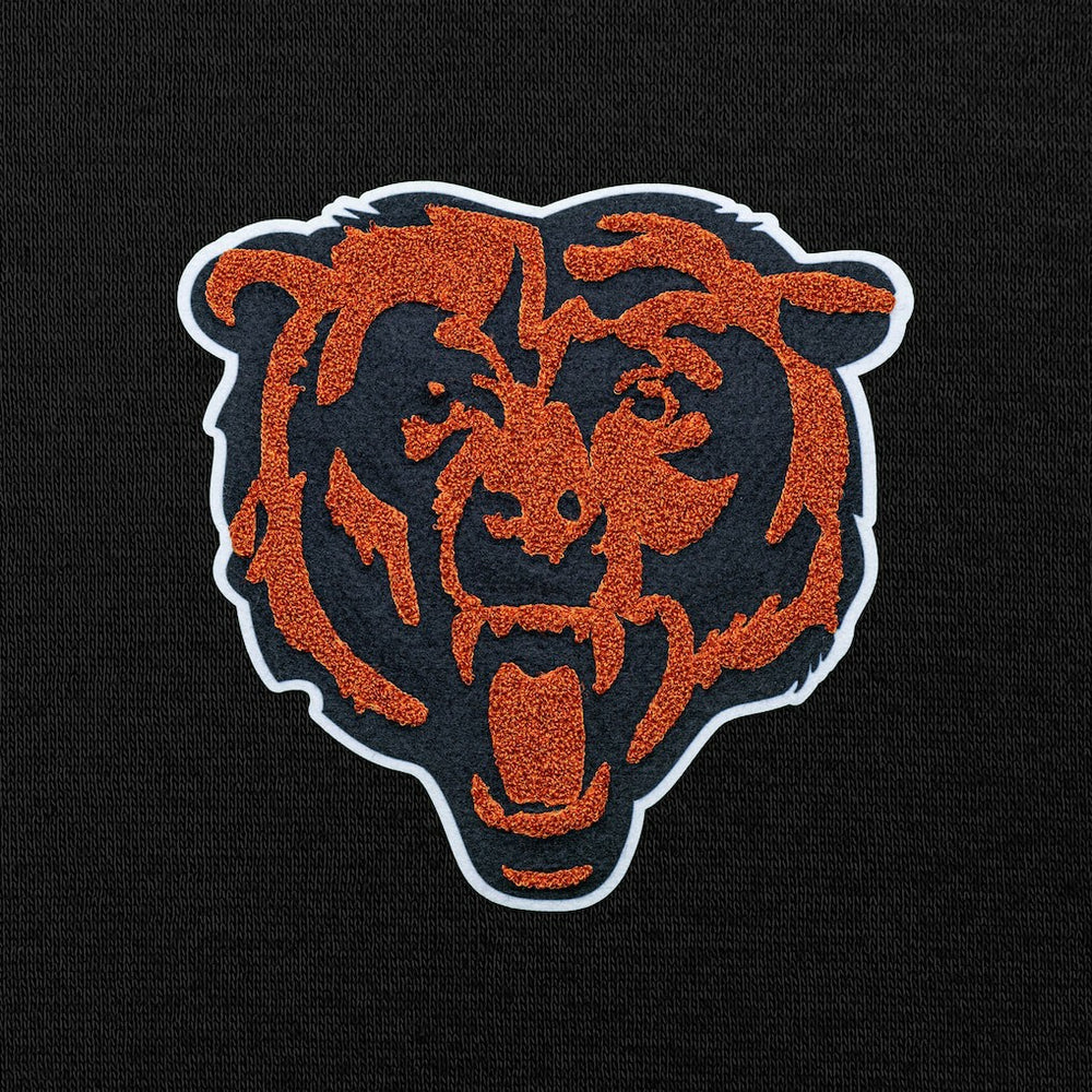 Chicago Bears Antigua Victory Chenille Pullover Hoodie - Black for sale