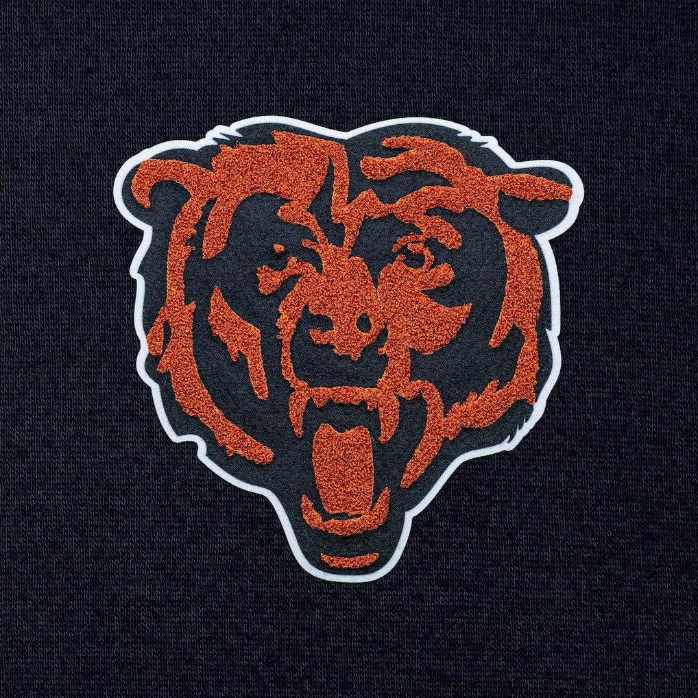 Chicago Bears Antigua Victory Chenille Pullover Hoodie - Navy on sale