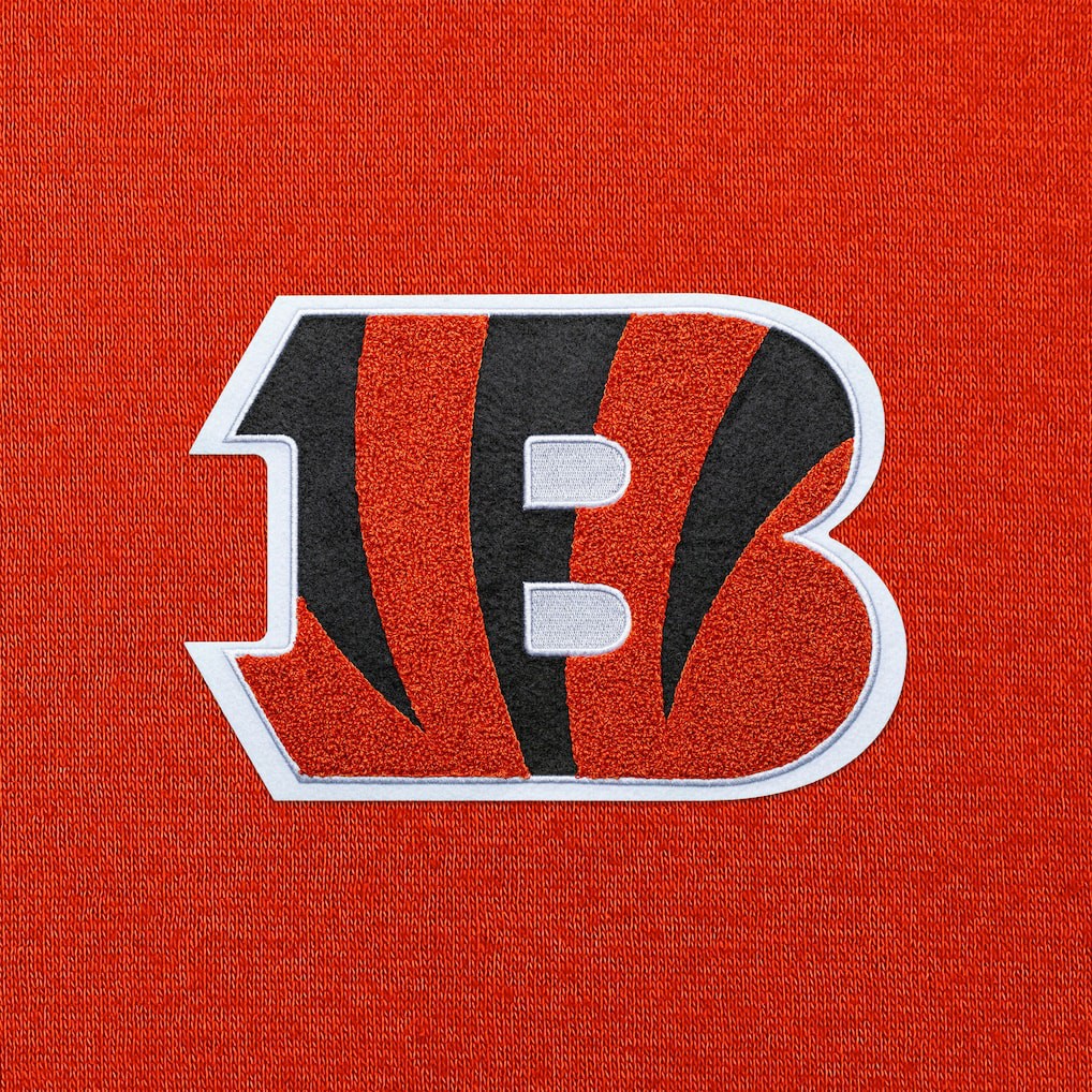 Cincinnati Bengals Antigua Victory Chenille Pullover Hoodie - Orange online