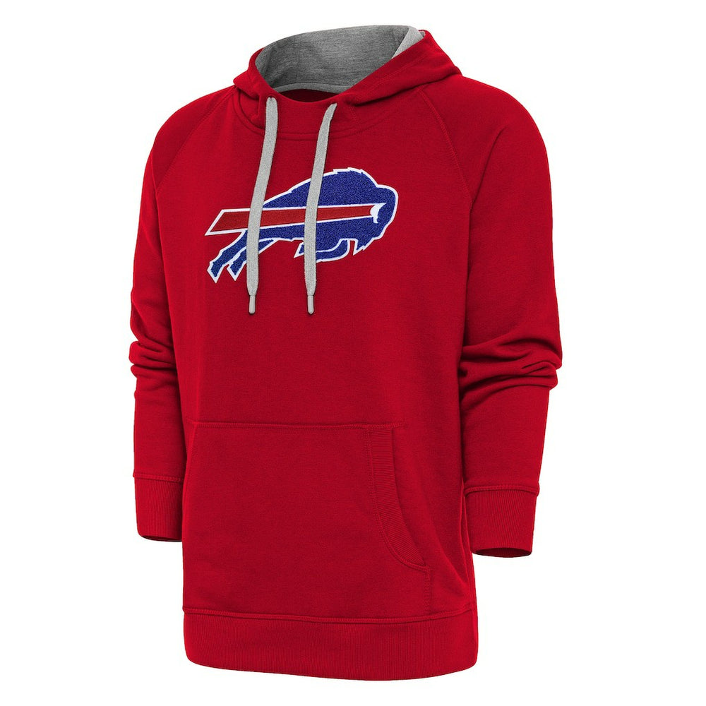 Buffalo Bills Antigua Victory Chenille Pullover Hoodie - Red sale
