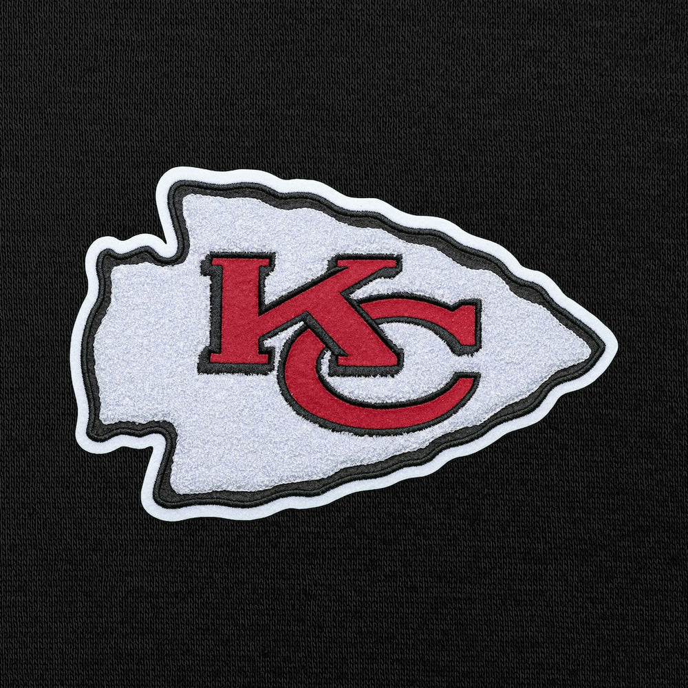 Kansas City Chiefs Antigua Victory Chenille Pullover Hoodie - Black discount