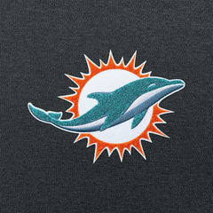 Miami Dolphins Antigua Victory Chenille Pullover Hoodie - Charcoal discount