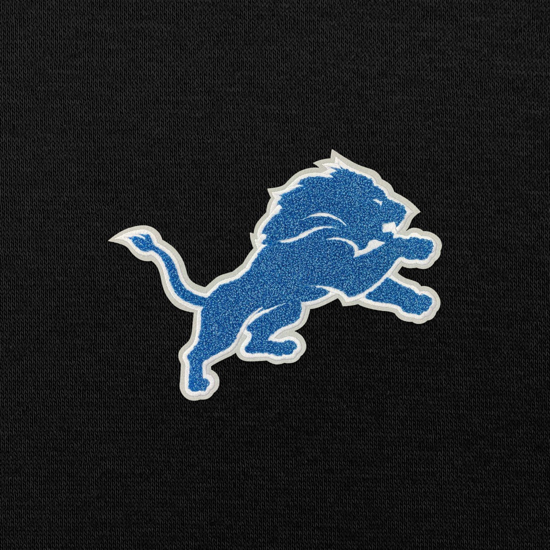 Detroit Lions Antigua Victory Chenille Pullover Hoodie - Black on sale