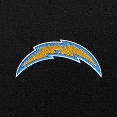 Los Angeles Chargers Antigua Victory Chenille Pullover Hoodie - Black on sale