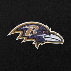 Baltimore Ravens Antigua Victory Chenille Pullover Hoodie - Black cheap