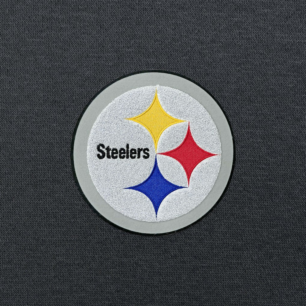 Pittsburgh Steelers Antigua Victory Chenille Pullover Hoodie - Charcoal online