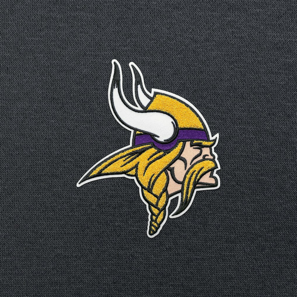 Minnesota Vikings Antigua Victory Chenille Pullover Hoodie - Charcoal cheap