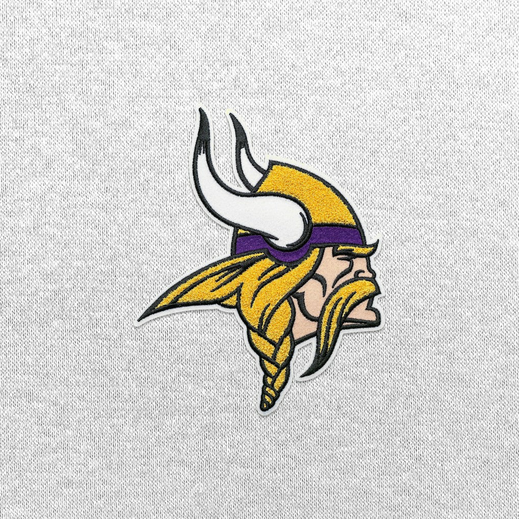 Minnesota Vikings Antigua Victory Chenille Pullover Hoodie - White sale